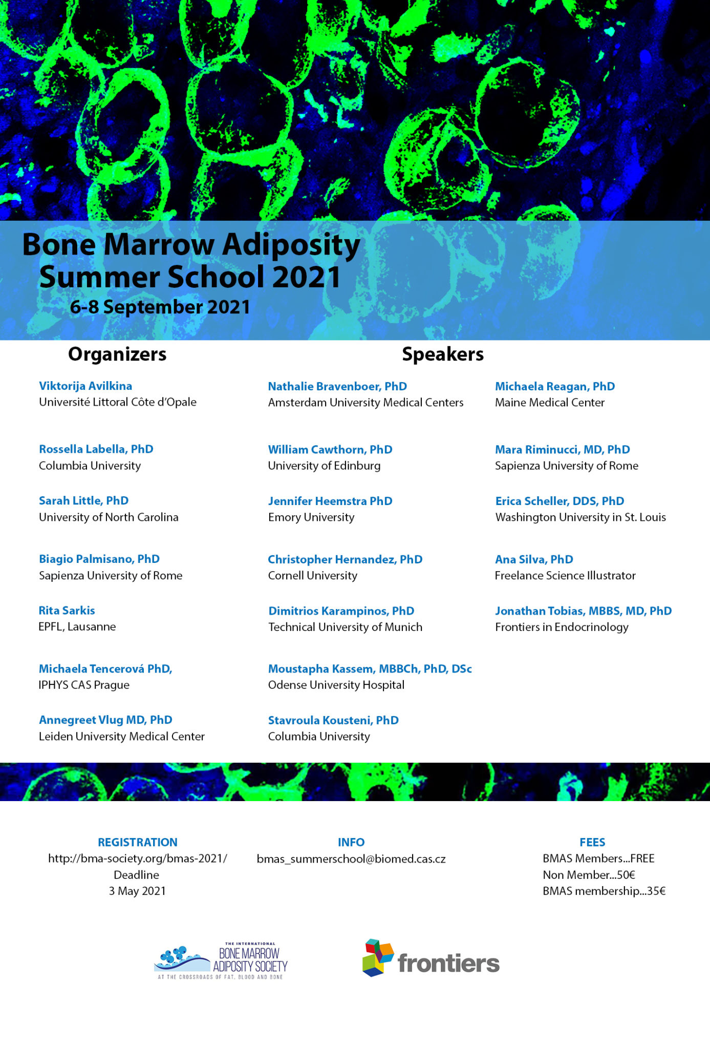 BMAS Summer School 2021 (BMAS) Shared passion for bone marrow
